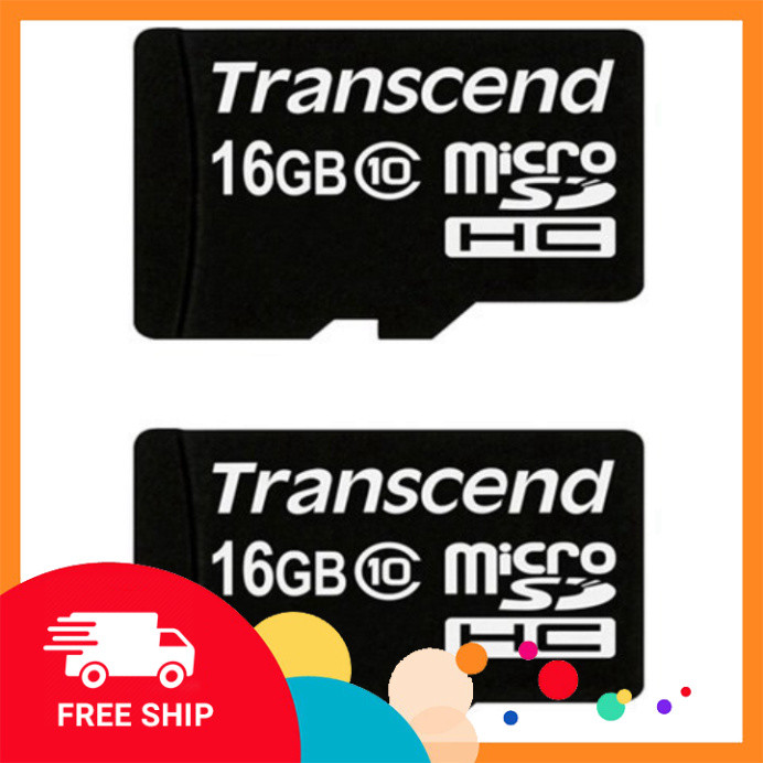 Thẻ nhớ Micro SD Transcend 16Gb Đọc Ghi Nhanh