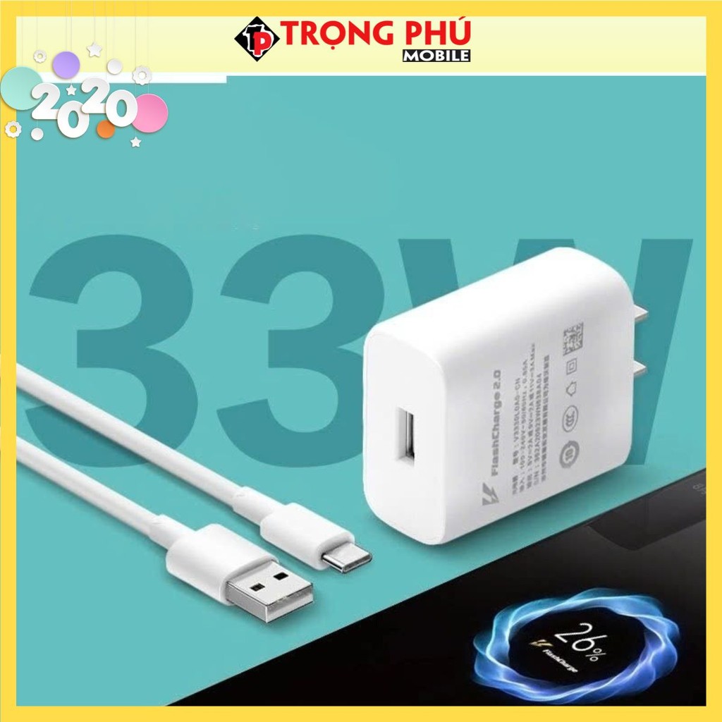 Bộ sạc Vivo 33w chính hãng Trọng Phú Mobile