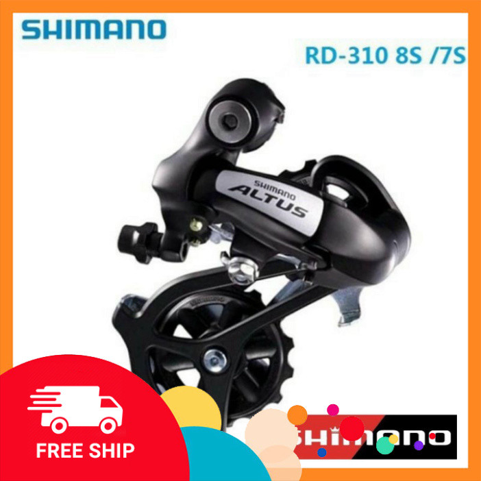 Củ đề, gạt líp xe đạp shimano altus rd-m310 7, 8 speed (hàng chính hãng)
