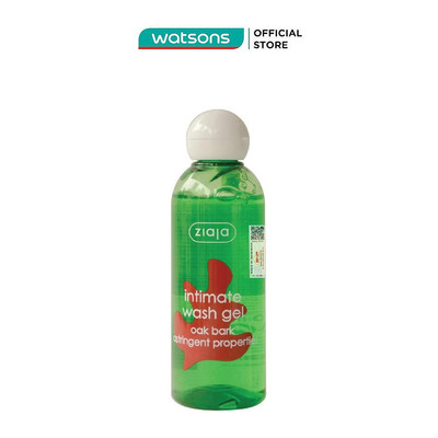Dung Dịch Vệ Sinh Ziaja Vỏ Sồi Intimate Wash Gel Oak Bark Astringent Properties 200ml