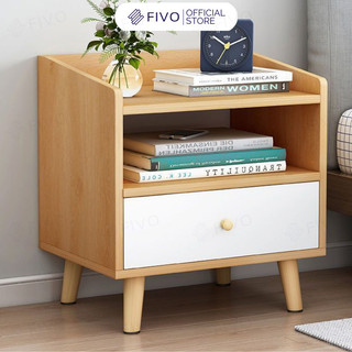  Tủ Tab Đầu Giường Mini FIVO FT20 Có Hộc Tủ Rộng Rãi Thiết Kế Chân Tiện Lợi Dễ Vệ Sinh Dễ Dàng Lắp Ráp 