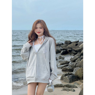 Áo Hoodie Zip Alphabet Cinder, Áo Hoodie Nam Nữ Form Rộng Thêu Nổi Cao Cấp, Local Brand Chính Hãng