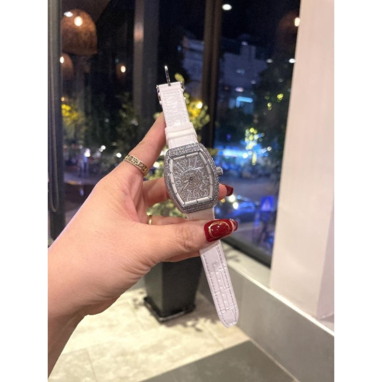 Đồng hồ Nữ Franck Muller V32 Full Đá Sang trọng BH 24 Tháng