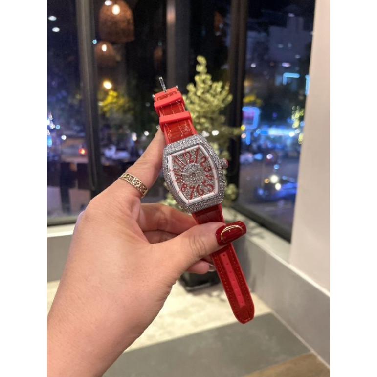 Đồng hồ Nữ Franck Muller V32 Full Đá Sang trọng BH 24 Tháng