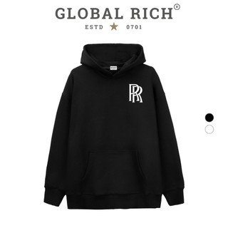 Áo Hoodie Global Rich Premium Tee Logo Left Rolls Royce Luxury Car