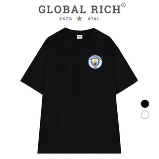 Áo Thun Global Rich Premium Tee Logo Left Đội Tuyển Manchester City Fc Premier League