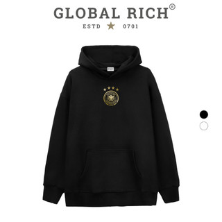 Áo Hoodie Global Rich Premium Tee Logo Mid Đội Tuyển Bóng Đá Quốc Gia Đức Germany