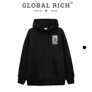 Áo Hoodie Global Rich Premium Tee Logo Left Rolls Royce Luxury Car New Version
