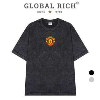Áo Thun Wash Global Rich Premium Tee Logo Mid Đội Tuyển Manchester United Fc Premier League