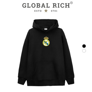 Áo Hoodie Global Rich Premium Tee Logo Mid Đội Tuyển Real Madrid CF La Liga