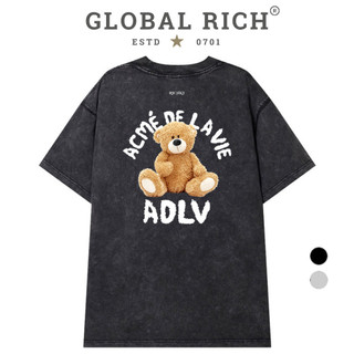 Áo Thun Wash Global Rich Premium Tee Acme De La Vie ADLV Teddy Bear