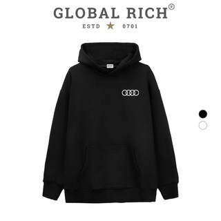 Áo Hoodie Global Rich Premium Tee Logo Left Audi Luxury Car