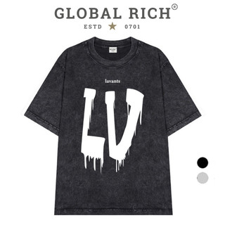 Áo Thun Wash Global Rich Premium Tee Lavants LV