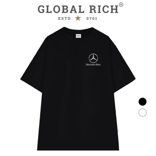 Áo Thun Global Rich Premium Tee Logo Left Mercedes Benz Luxury Car