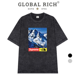 Áo Thun Wash Global Rich Premium Supreme x The North Face