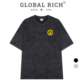 Áo Thun Wash Global Rich Premium Tee Logo Left Đội Tuyển Borussia Dortmund Bundesliga
