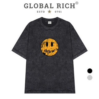 Áo Thun Wash Global Rich Premium Tee Drew Faded
