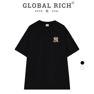 Áo Thun Global Rich Premium MLB NY Royal Yellow