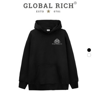 Áo Hoodie Global Rich Premium Tee Logo Left Mercedes Maybach Luxury Car