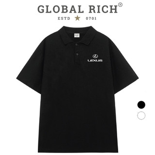 Áo Polo Global Rich Premium Tee Logo Left Lexus Luxury Car
