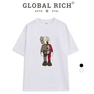 Áo Thun Global Rich Premium Tee Uniqlo x Kaws Flayed Basic