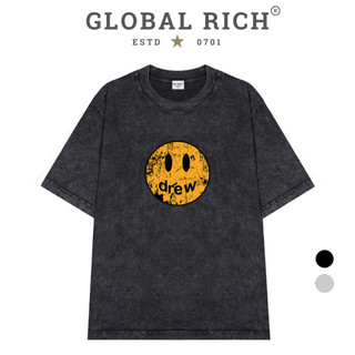 Áo Thun Wash Global Rich Premium Tee Drew Faded