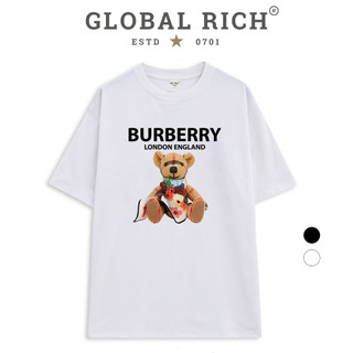 Áo Thun Global Rich Premium Burberry London England Flower Bib Bear