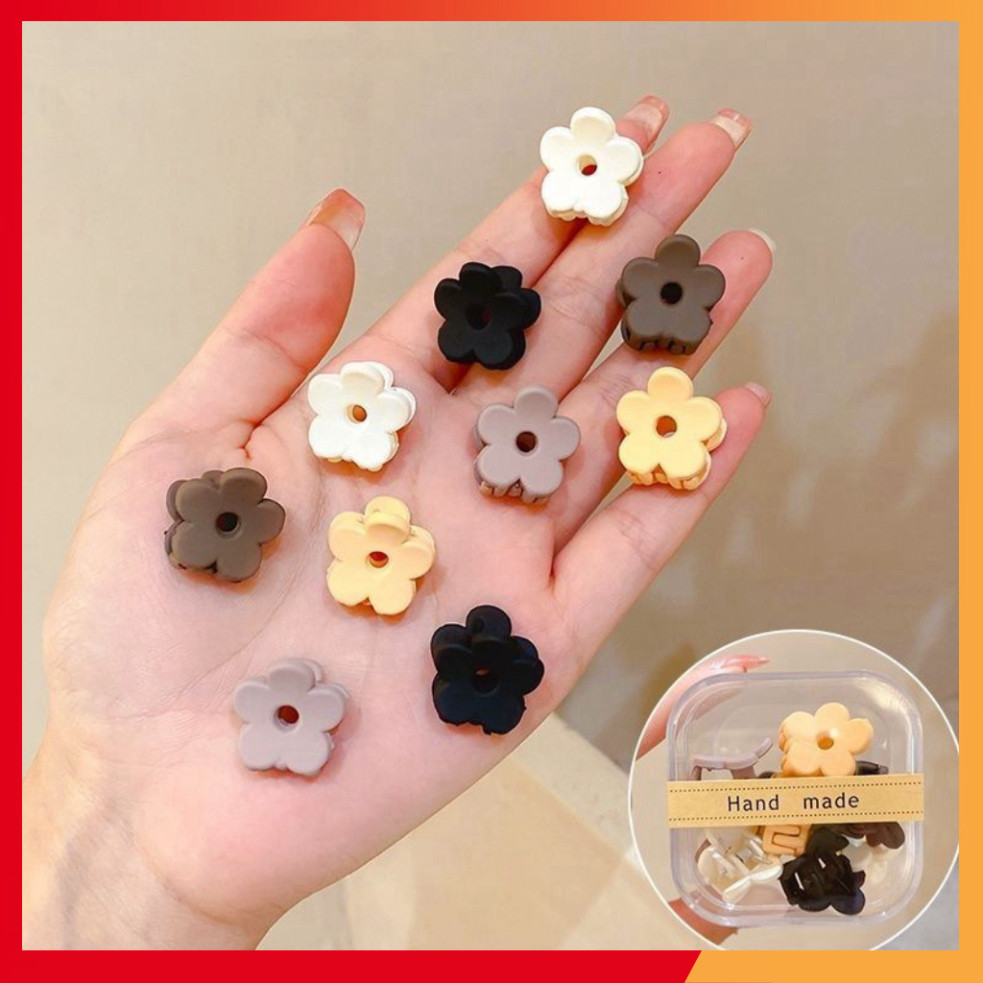 Kẹp tóc cho bé, kẹp tóc mini nhiều màu cute Hàn Quốc lọ 50 cái