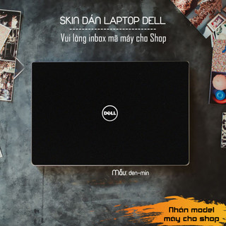Skin dán Laptop Dell màu Chrome đen mịn