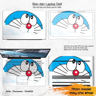 Skin dán Laptop Dell in hình Doraemon