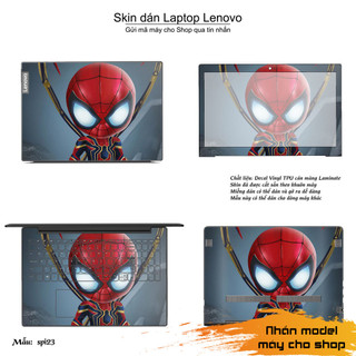 Skin dán Laptop Lenovo in hình người nhện Spiderman _nhiều mẫu 2 (inbox mã máy cho Shop)