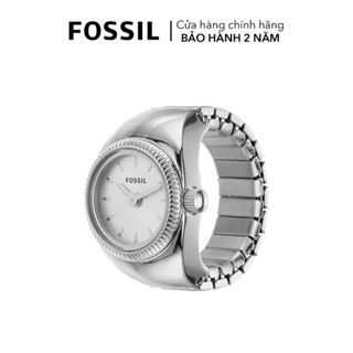 Nhẫn đồng hồ nữ Fossil WATCH RING mặt 15MM dây thép không gỉ màu bạc, ES5245