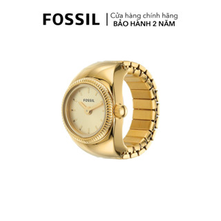 Nhẫn đồng hồ nữ Fossil RING WATCH ES5246 dây thép không gỉ - màu vàng