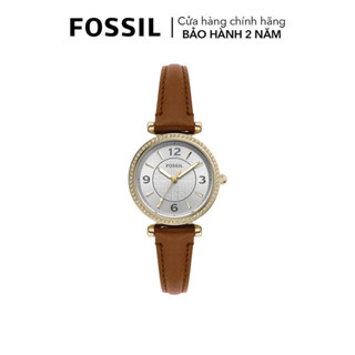  Đồng hồ nữ Fossil Carlie dây da mặt 28 MM màu nâu ES5297 