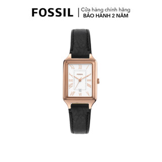 Đồng hồ nữ Fossil Raquel ES5310 dây da thật màu đen, mặt chữ nhật 23 MM xem ngày giờ