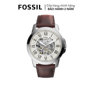 Đồng hồ cơ nam Fossil Grant Automatic, dây da, mặt 45 MM, màu nâu, ME3099