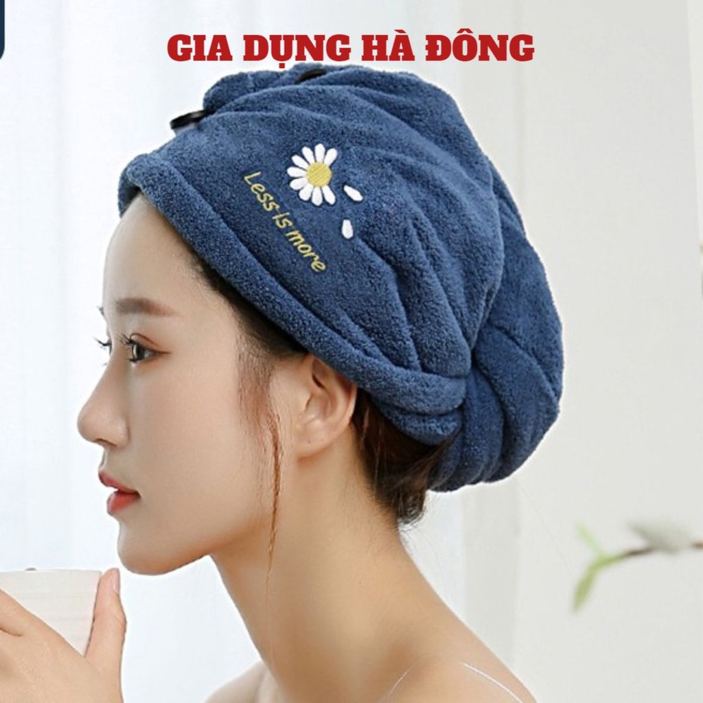 Khăn Quấn Ủ Tóc Lau Khô Siêu Tóc