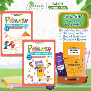 Sách - Combo Pomath Toán Tư Duy Cho Trẻ 8 - 9 Tuổi (Tập 1 + Tập 2)