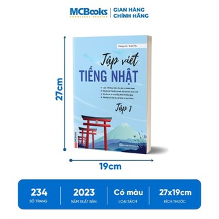 Sách - Combo Tập Viết Tiếng Nhật