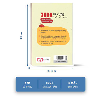 Sách 3000 từ vựng tiếng Trung thông dụng
