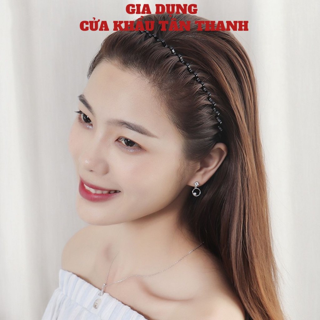 Bờm cài tóc màu đen (BTD01)