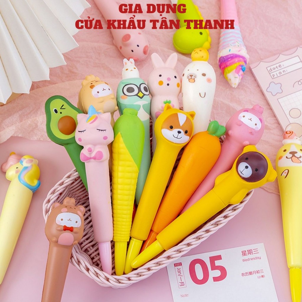 Bút nước squishy nhiều hình dễ thương