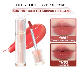 Son tint Judydoll Ice Tea Mirror mật ong thạch thủy tinh 2.4g