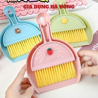 (CAO CẤP) Bộ Chổi Và Xẻng QUÉT VĂN PHÒNG - Quét Bàn Thờ -Chổi Và Ki Quét Bụi Mini Hốt Rác Vệ Sinh Nhà Cửa Tiện Dụng