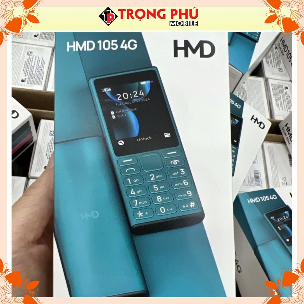 Điện thoại Nokia HMD 105 4G - Sóng 4G chuẩn Bán chạy