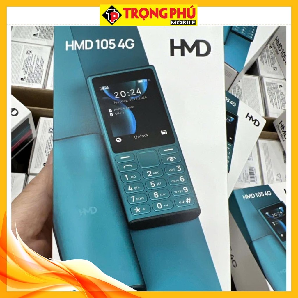 Điện thoại Nokia HMD 105 4G - Sóng 4G chuẩn hot