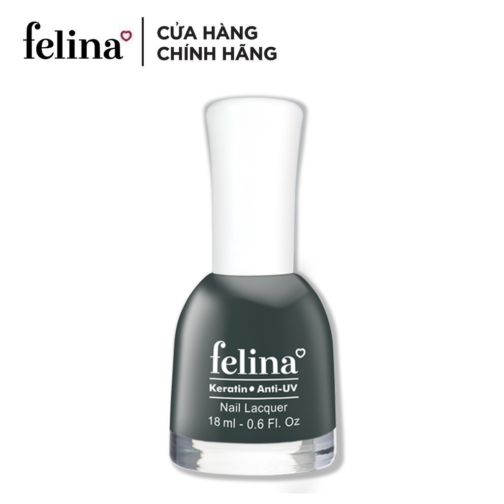 Sơn móng tay Felina 18ml - Màu Ghi Đen - Code CS917