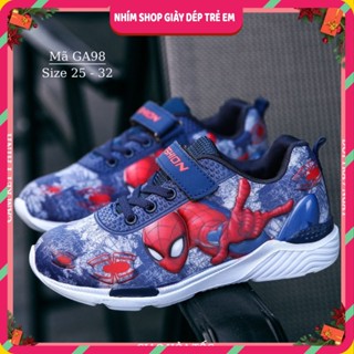 Giày siêu nhân bé trai siêu nhẹ kháng khuẩn cao cấp phù hợp cho trẻ em nam 3 4 5 6 7 tuổi đi học chạy bộ phong cách GA98