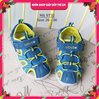 Giày sandal bé trai UOVO rọ bít mũi thể thao năng động đi học đi biển lót đế chỉnh hình cho trẻ em 3 - 12 tuổi ST32