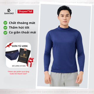 Áo Giữ Nhiệt Nam Dài Tay Cổ Cao Fabio Co Giãn Thoải Mái Mỏng Nhẹ Không Tích Điện P888